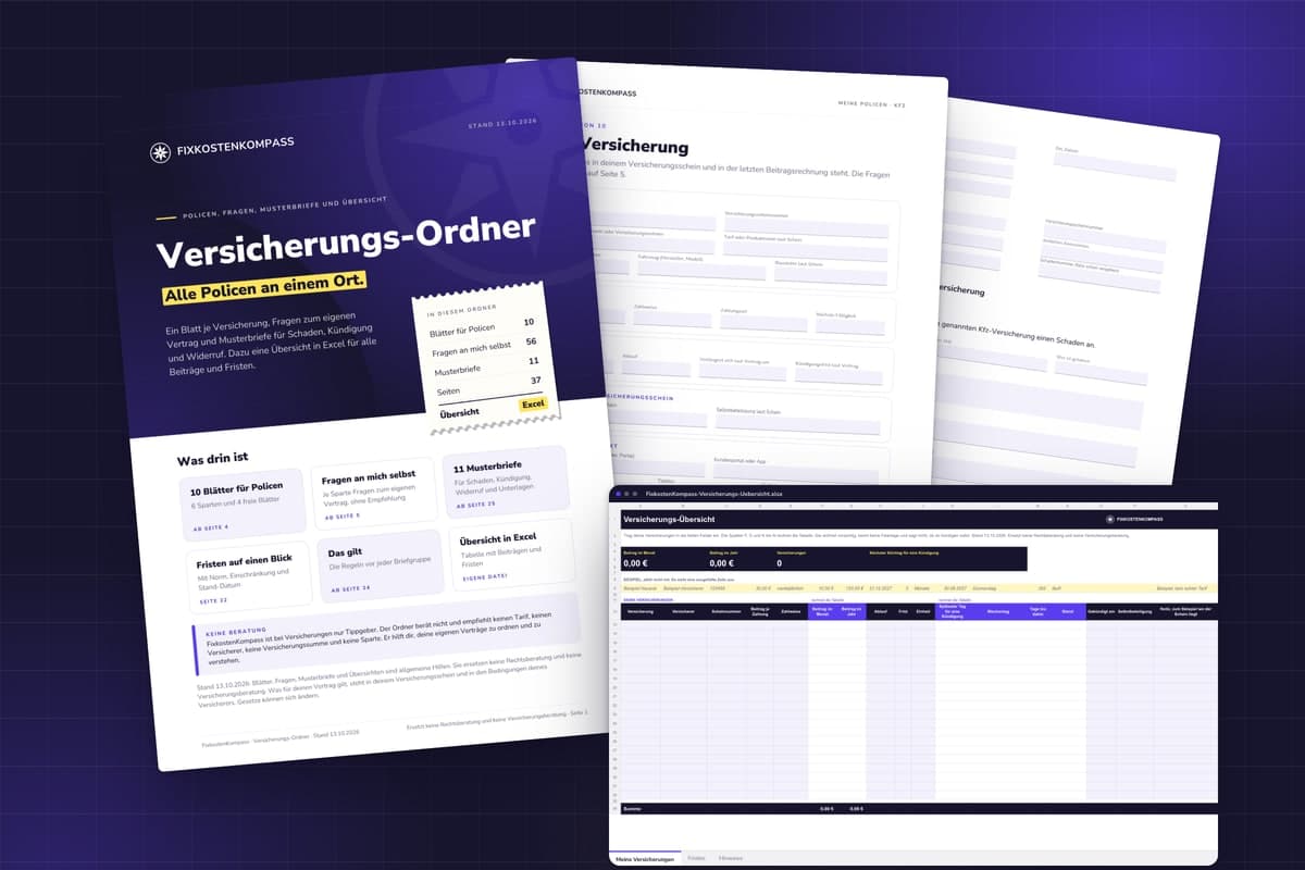 Versicherungs-Ordner